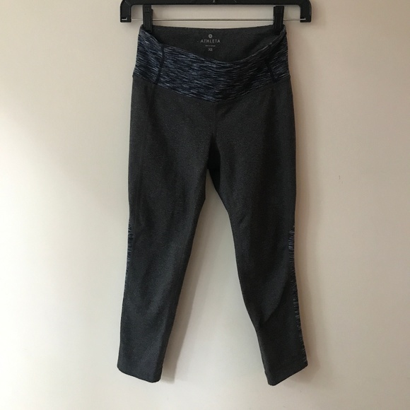 Athleta Pants & Jumpsuits Athleta Xs Yoga Pants With Side Detail And Logo Poshmark